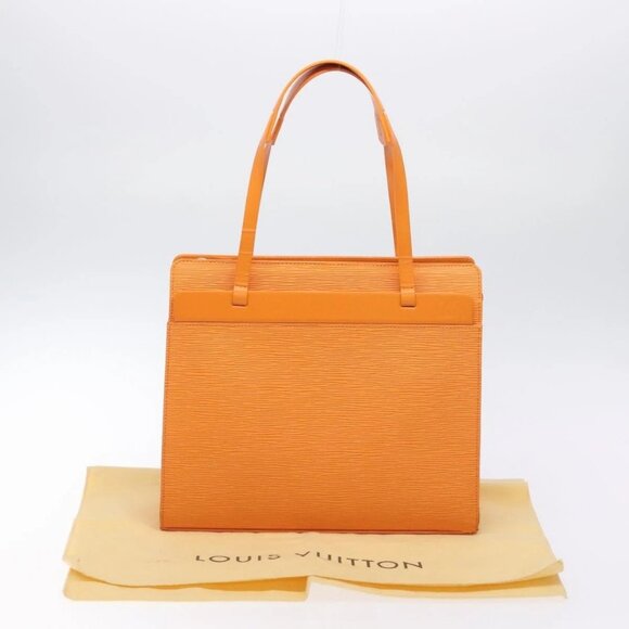 LOUIS VUITTON Epi Croisette PM Tote Bag Orange Mandarin - Picture 11 of 16